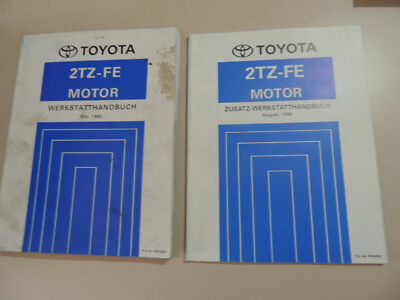 08.1996 Werkstatthandbuch 2,4L MOTOR TOYOTA Previa / Tarago TCR 10 11 20 21
