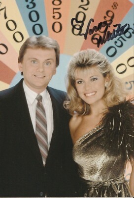 Vanna White handsigniertes 6x4 Zoll Foto Glücksrad