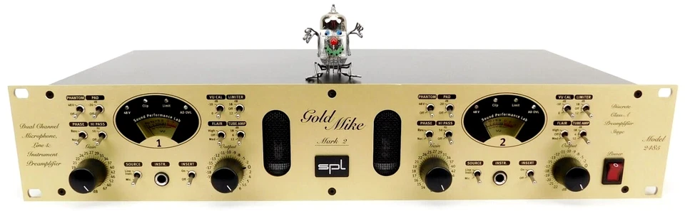SPL GoldMike MK2 2485 Tube Mic Preamp Class-A + Top Zustand + 1,5 Jahre Garantie - Bild 2 von 4