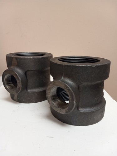 2-1/2" x 2-1/2" x 1" Cast Iron Threaded NPT Tee Class 125 - 100% Made USA ANVIL - Picture 4 of 9