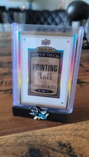 2019-20 The Cup Melker Karlsson Printing Plate Booklet One Of One