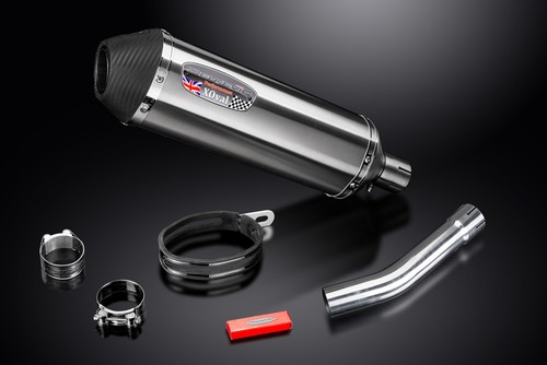 Suzuki GSX-R750 01-03 Delkevic Slip On 13.5" XOval Stainless Exhaust Muffler Kit - Picture 3 of 5
