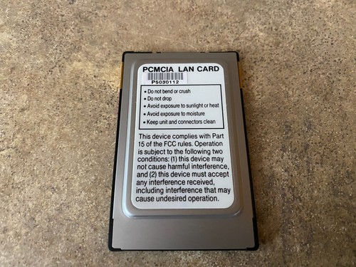 ETHERNET NETWORK CARD PCMCIA LAN CARD L9-1 - Afbeelding 2 van 6