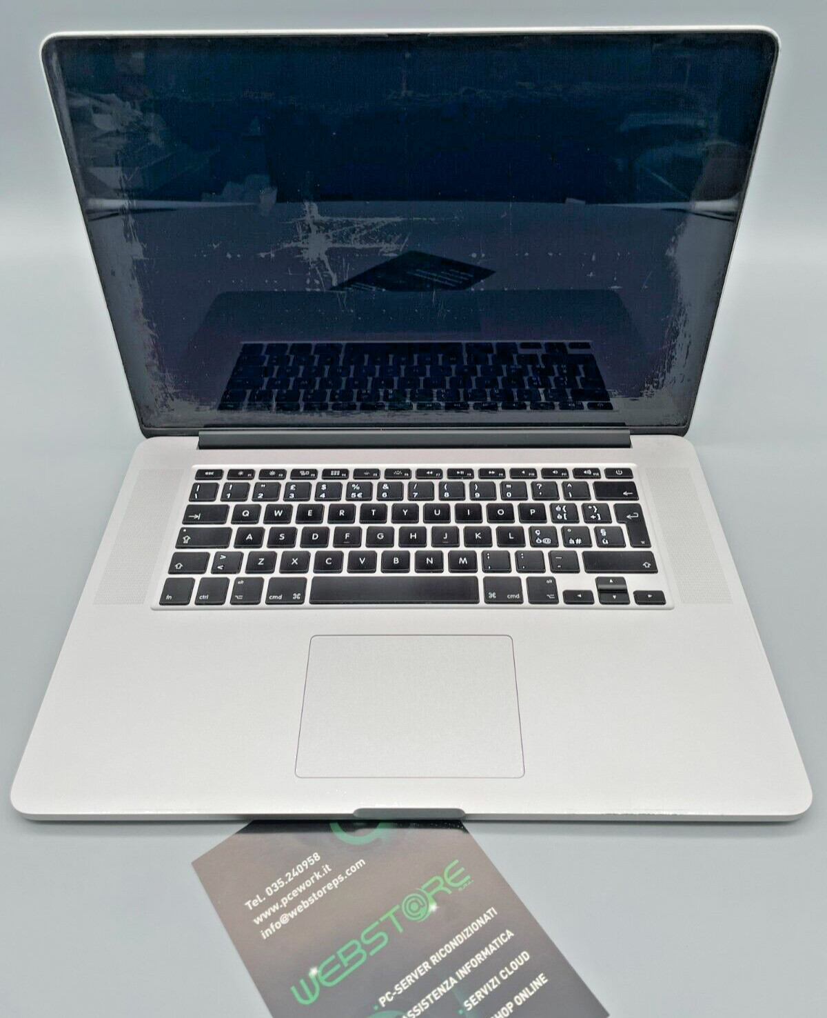 MACBOOK PRO 15,4" 2015 INTEL i7-4770HQ 16 Go RAM 512 Go SSD A1398 RECONDITIONNÉ