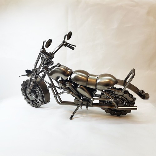 Premium Rustic Handmade Metal Motorcycle Model Collection Motorbike Sculpture - Picture 21 of 24
