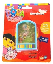 Dora the Explorer Toy Keychain 2002 Spin Game Basic Fun New In Box NOS Rare