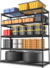 WORKPRO 5-Tier Heavy Duty Metal Shelving Unit 48  W x 24  D x 72  H For Workshop