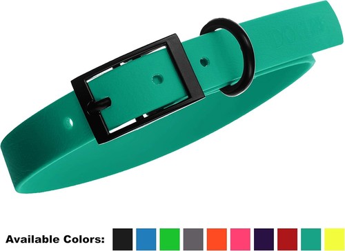 Collar de perro Dogline Biothane impermeable fuerte recubierto correas de nailon multi tamaño - Imagen 18 de 18