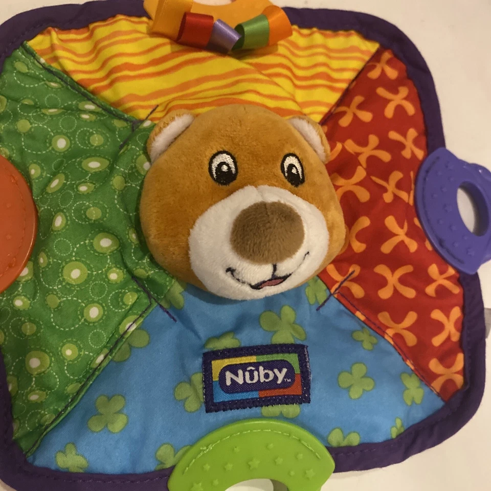 Nubby Yellow Monkey Teething Square  - Image 2 of 3