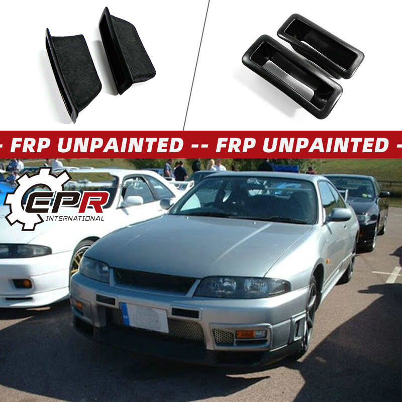 For Nissan Skyline R33 GTR FRP Unpainted NSM N1 Style Front Bumper
