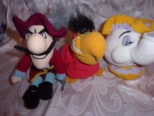 Disney Captain Hook Aladdin Lago Mrs Potts Beauty  Beast Plush Soft Toy Stuffed