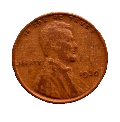 2905 未使用 ？ 1930年 アメリカ リンカーン 1セント コイン 2905 未