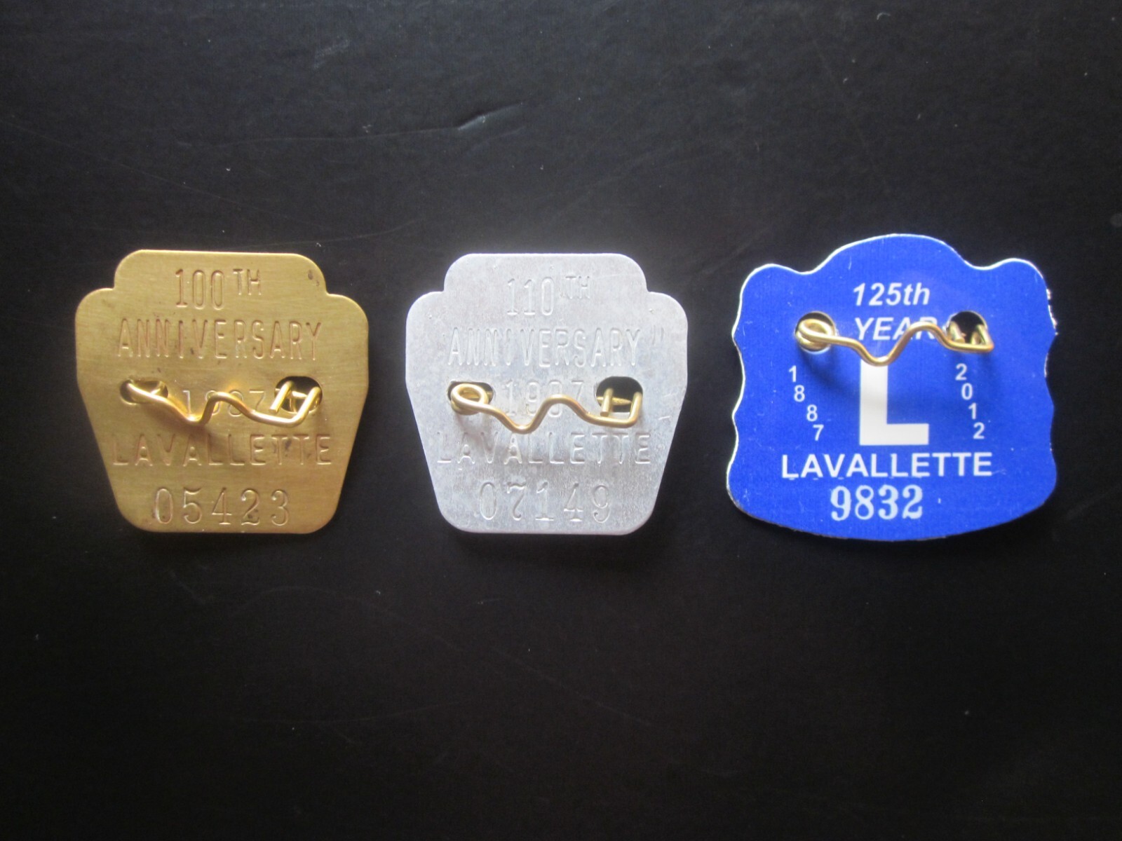 59 YEAR COLLECTION LAVALLETTE NEW JERSEY SEASONAL BEACH BADGES/TAGS eBay