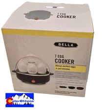 Bella 7 Egg Cooker Boil Poach Omelet Trays Steam Stainless Steel Plate #17283