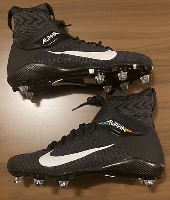 Nike Alpha Menace Elite 2 FLYKNIT cleats - Black - (CI1530-001) Size: 14 | eBay