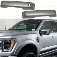 2021-2025 Ford F150 Door Handle COVERS FRONTS W/o SmartKeyholes JS ICONIC SILVER