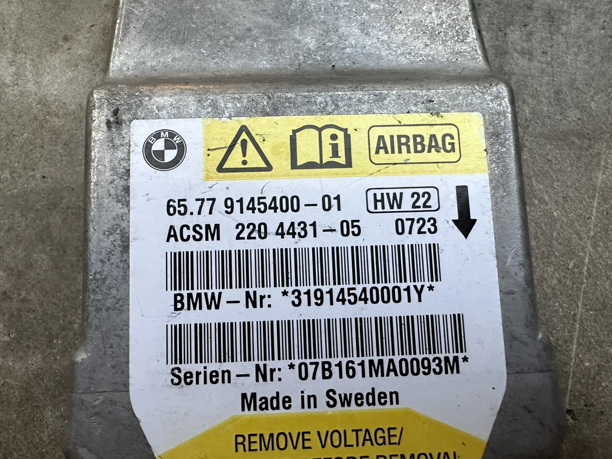 BMW Air Bag Module 65.77 9145400-01 | eBay