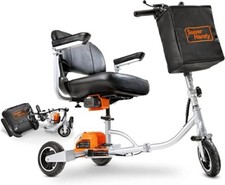 SuperHandy 3 Wheel Folding Mobility Scooter Upgraded Design - Electric Powered