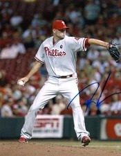 RYAN MADSON ACTION PHILADELPHIA PHILLIES SIGNED AUTOGRAPHED X8X10 PHOTO W/COA