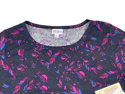 LULAROE Vestido Julia Mangas Cortas Elastizado Dolman Camiseta Ligero Nuevo con Etiquetas Talla L - Imagen 3 de 12