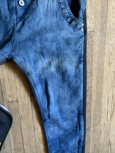 HENGSHENG JEANS Youth XL blue Joggers Gray Sweats Pack Pockets - Picture 4 of 10