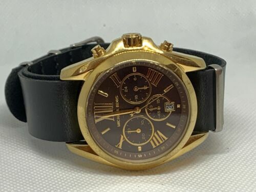 Michael Kors MK5696 Women's Watch Chronograph Brown Dial Black