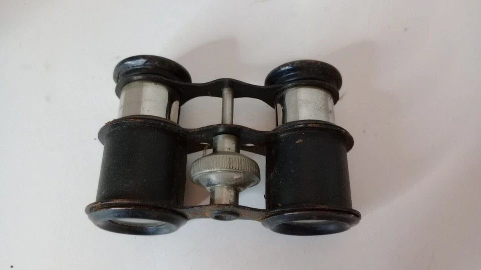 Vintage Metal Opera Glasses Antique Japan Japanese Theater Old Binoculars - Image 3 of 4