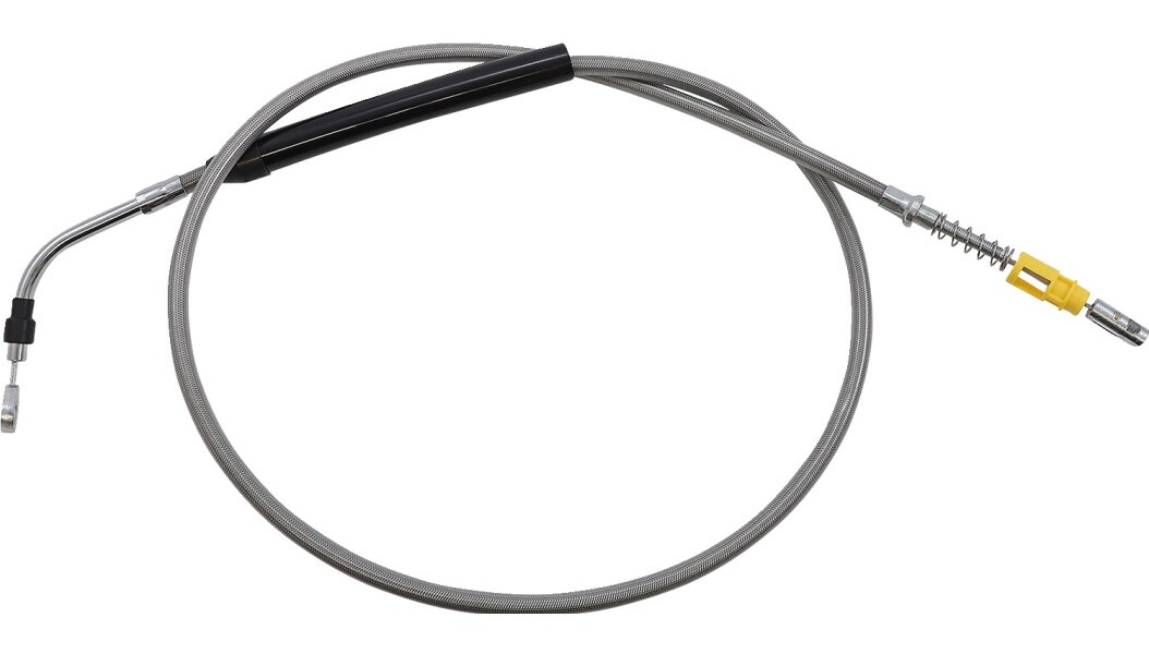 LA Choppers LA8058C19 Stainless Braided Clutch Cable, Beach Bars
