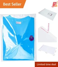 Clear Plastic Bags 11x15 Inch Resealable Food Safe Packaging for Clothing