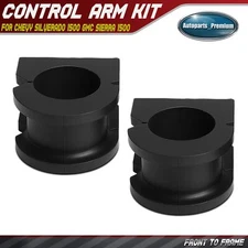 2x Front To Frame Sway Bar Bushing Kit w/ 36mm Bar for Chevy Silverado 1500 GMC