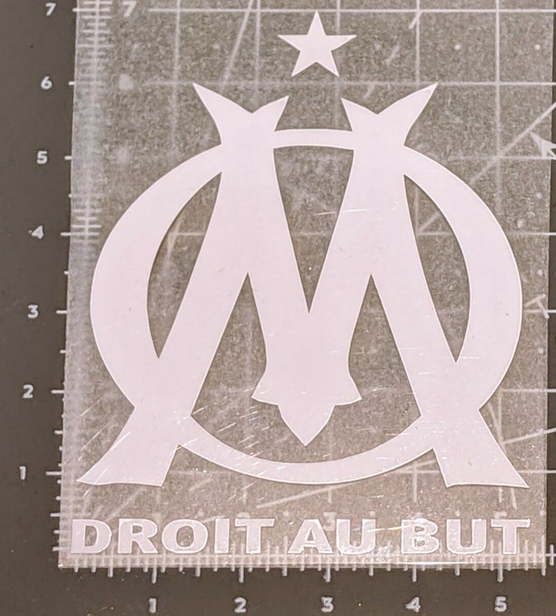Patch Flocage Logo OM Marseille Personnalisation Maillot / Masque / Vêtement