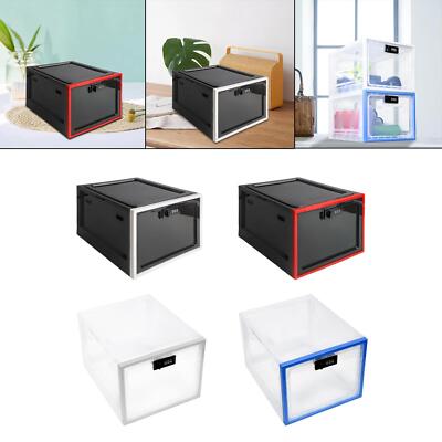 Lockable Box Lockable Storage Bin Compact Lock Box for Tablet | eBay UK