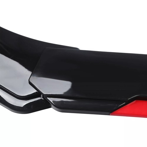 Front Bumper Lip Splitter Spoiler + Strut Rods for Honda Civic SI Sedan Coupe - Picture 4 of 20