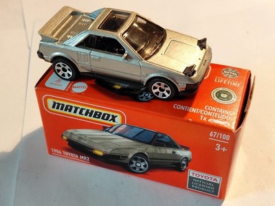 Matchbox orange box 1984 Toyota MR2 sports coupe silver gold. Boxed. New.