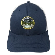 Venture Gym Snapback Trucker Hat Blue One Size Adjustable The Classics Yupoong