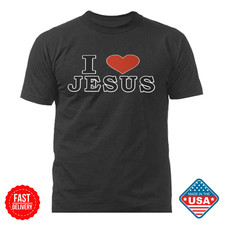 I Love Jesus Christian Religious God Bible Church Jesus Christ Inspired T-shirt