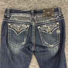 Miss Me Skinny Jeans - Women's size 30x32 - JP5002SK-18 - Blue - Flap Pocket