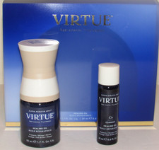 Virtue Co Correct Healing Oil 1.7 Oz Full Size  0.6 Travel Set NIB Shine Mend