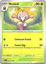 Nuzleaf 004/162 Common Temporal Forces Pokemon Near Mint