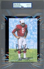 Larry Wilson Gem Mint 10 PSA DNA Signed Goal Line Art Card GLAC Autograph HOF 78