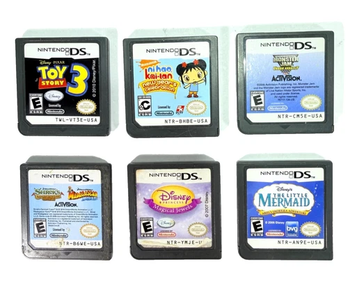 New ListingNintendo DS Games - Mixed Lot of 6 - Cartridges Only - Tested
