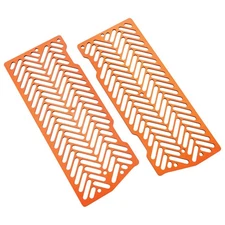 7602 Racing Radiator Guards Anodized Orange For KTM HUSQVARNA
