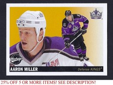 2002-03 Upper Deck Vintage #122 Aaron Miller Los Angeles Kings