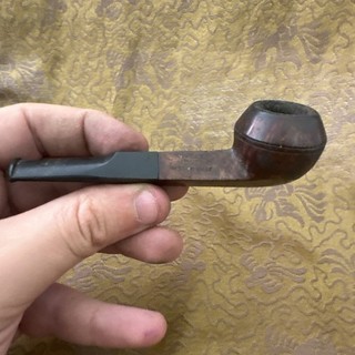 Vintage large Monty Tobacco Smoking real briar Wood Pipe