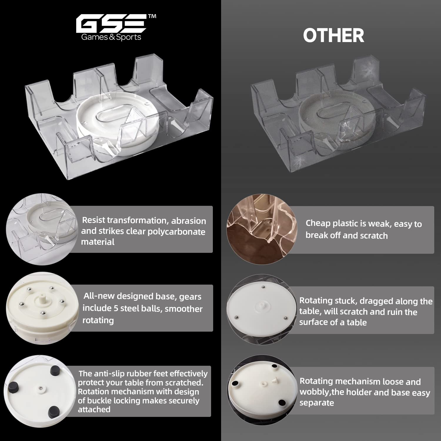 GSE Games & Sports Expert Canasta Cards Game Set, Includes 2 Decks Canasta Pl...