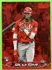 2024 Topps Stadium Club - Elly De La Cruz #48 Red Foil (RC)