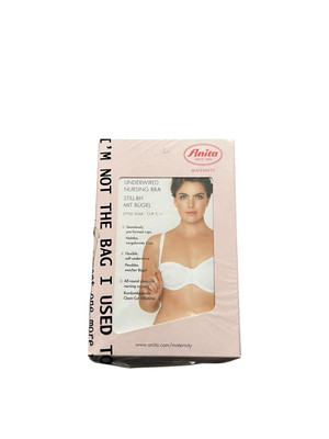 Anita Neu mit Etikett weiß Umstands-BH Still-BH mit Bügel UVP 53 £ Größe 32F