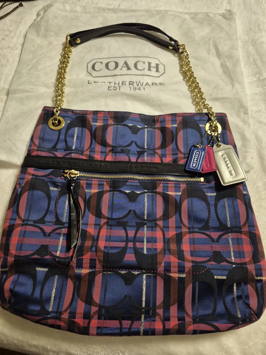 Coach Poppy Plaid Tote Bags & Handbags for Women for sale | eBay