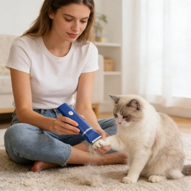 Full Quiet Pet Hair pruner For Canines Kittens With Internal Battery And Type C