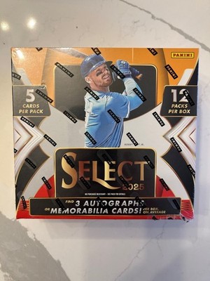 2025 Panini Select Baseball MLB Hobby Box Factory Sealed